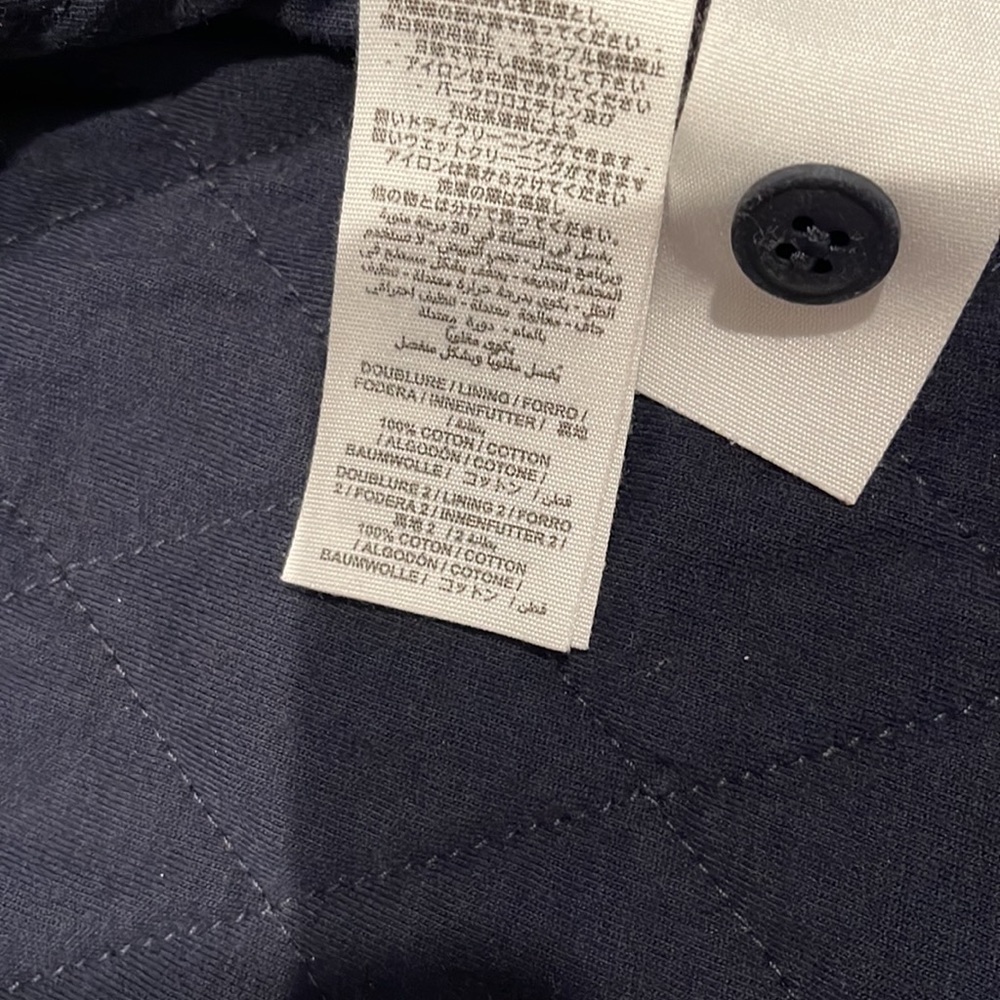 Bonpoint plaid shirt jacket, snap front, size 6 - Picture 7 of 8